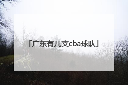「广东有几支cba球队」cba广东队几次总冠军